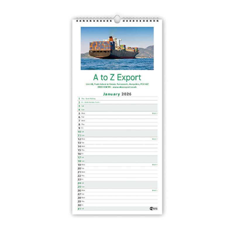 Image of Slimline Wall Calendar