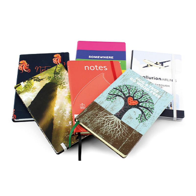 Image of Designer Full Colour A5 Casebound Notebook